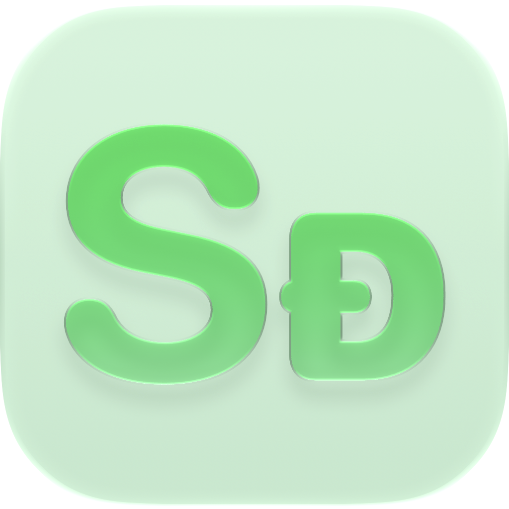 Shared Classic app icon in Green, light icon design.
