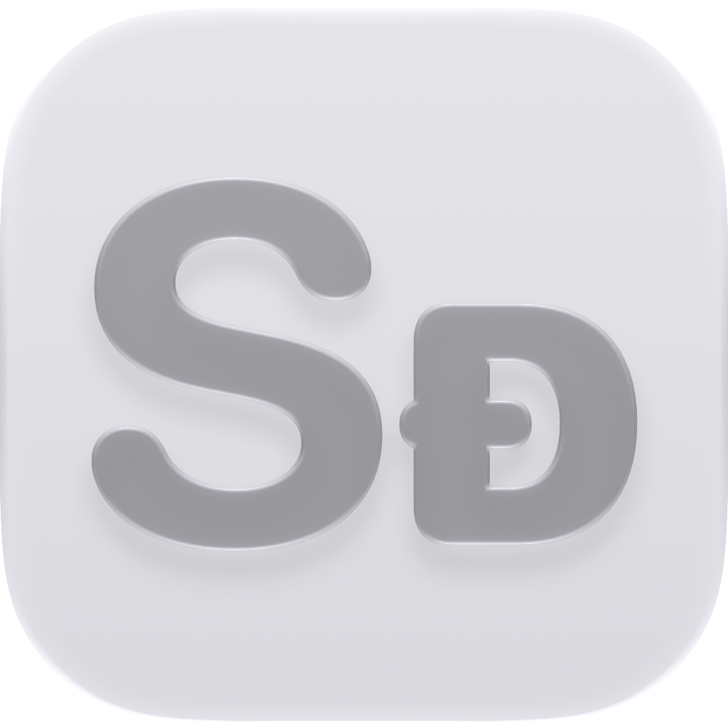 Shared Classic app icon in Grey, light icon design.