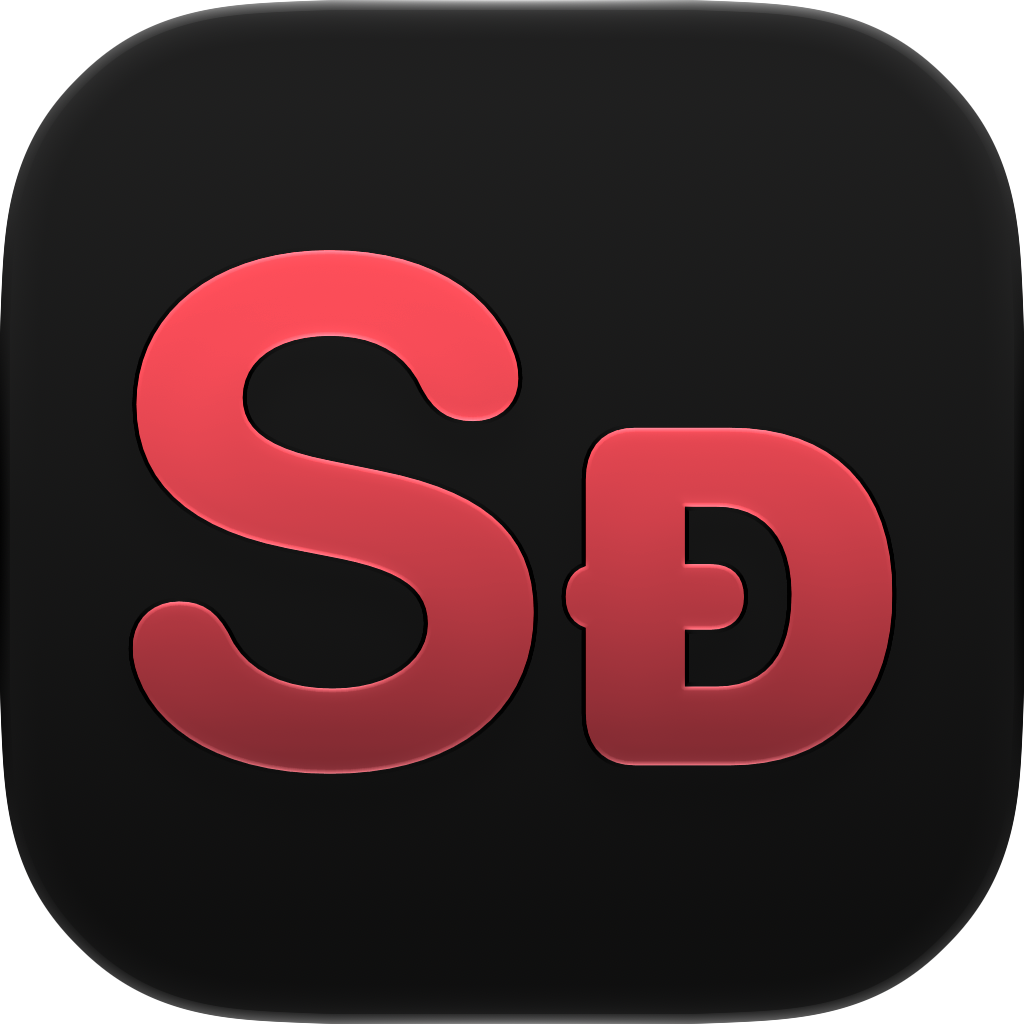 Shared Classic app icon in Pink, light icon design shown in the system dark appearance.