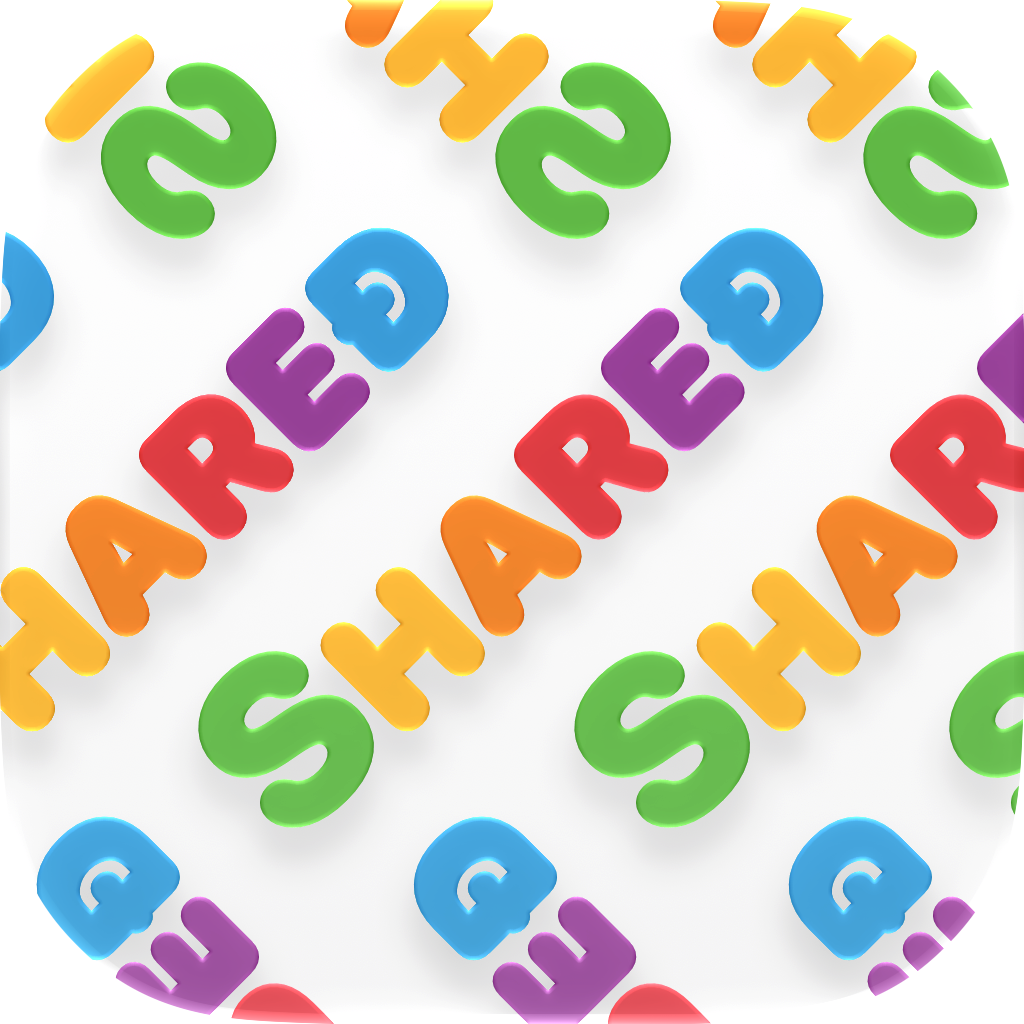 Shared Tire app icon in Six Colors on White, light icon design.