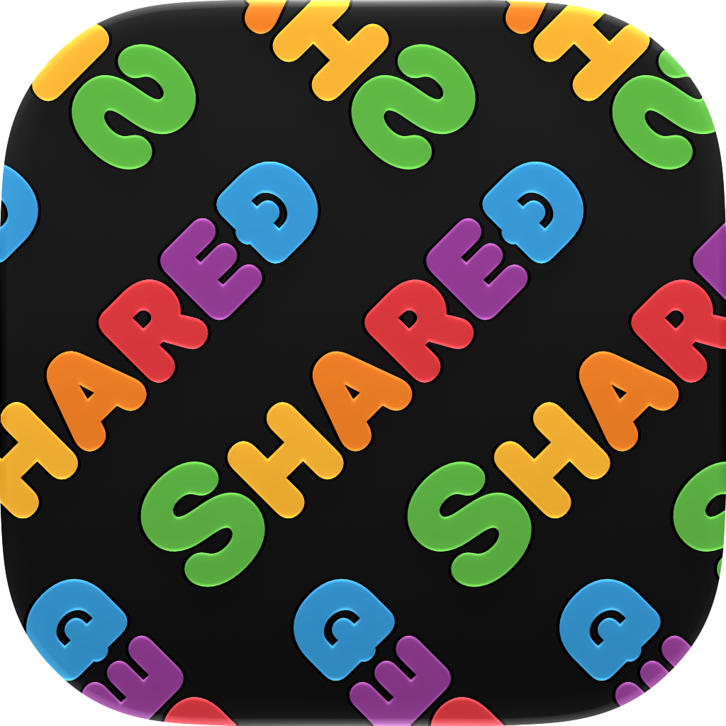 Shared Tire app icon in Six Colors on White, light icon design shown in the system dark appearance.