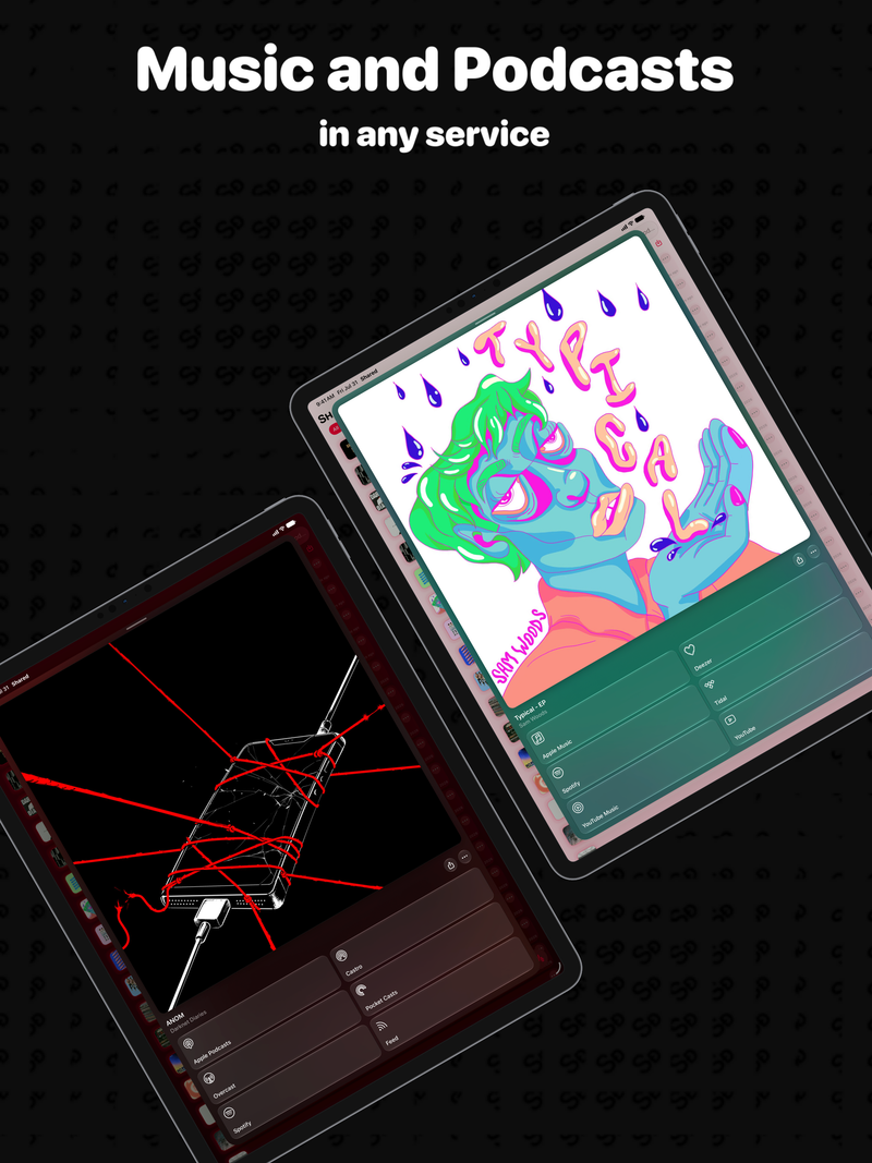 Shared App Store screenshot 1 for iPad.