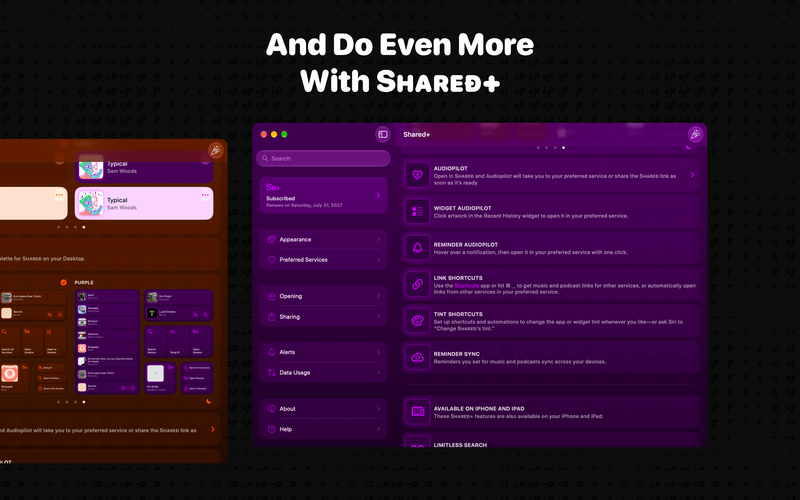 Shared App Store slide 6 for Mac.