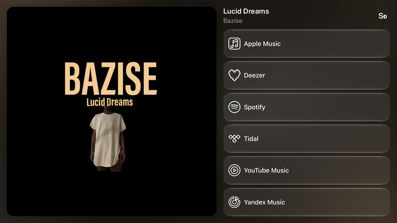 Shared’s Share as Image picture of Lucid Dreams, made in the app on iPad mini, dark appearance.