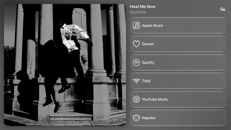 Shared’s Share as Image picture of Heal Me Now, made in the app on iPad mini, light appearance.