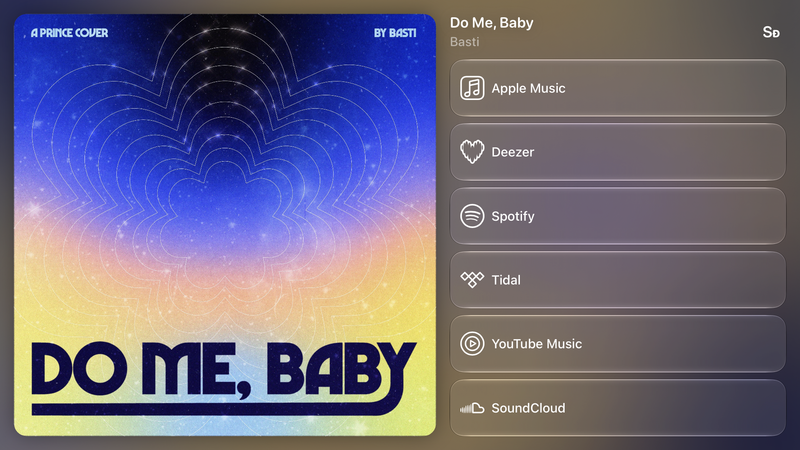 Shared’s Share as Image picture of Do Me, Baby, made in the app on iPad mini, light appearance.