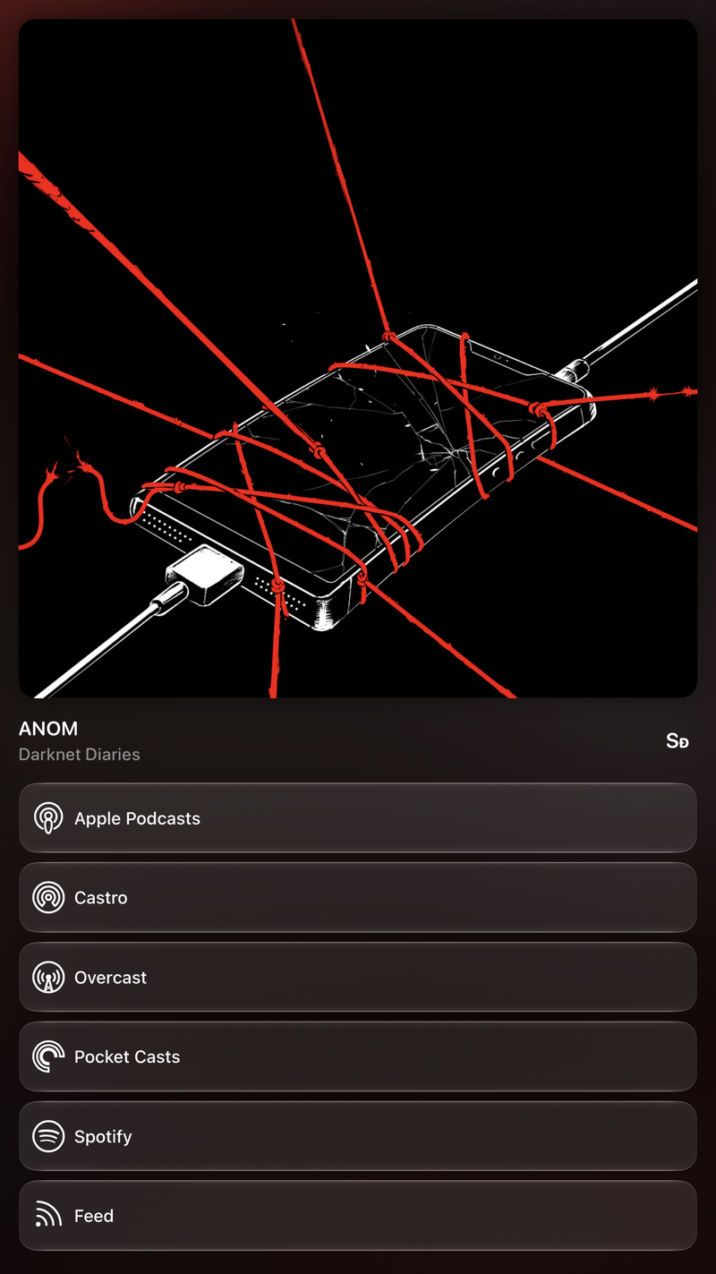 Shared’s Share as Image picture of ANOM, made in the app on iPad mini, light appearance.