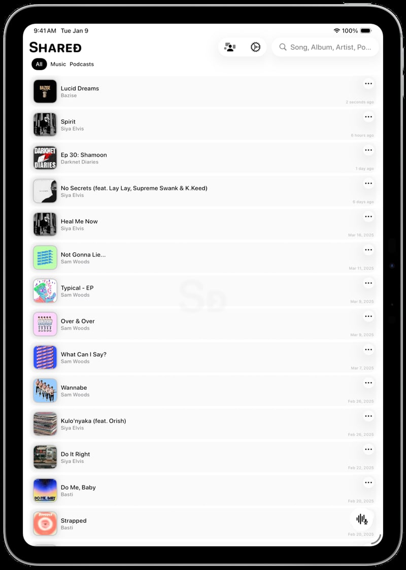 Shared iPad Pro 11 inch Silver History grey light press image.