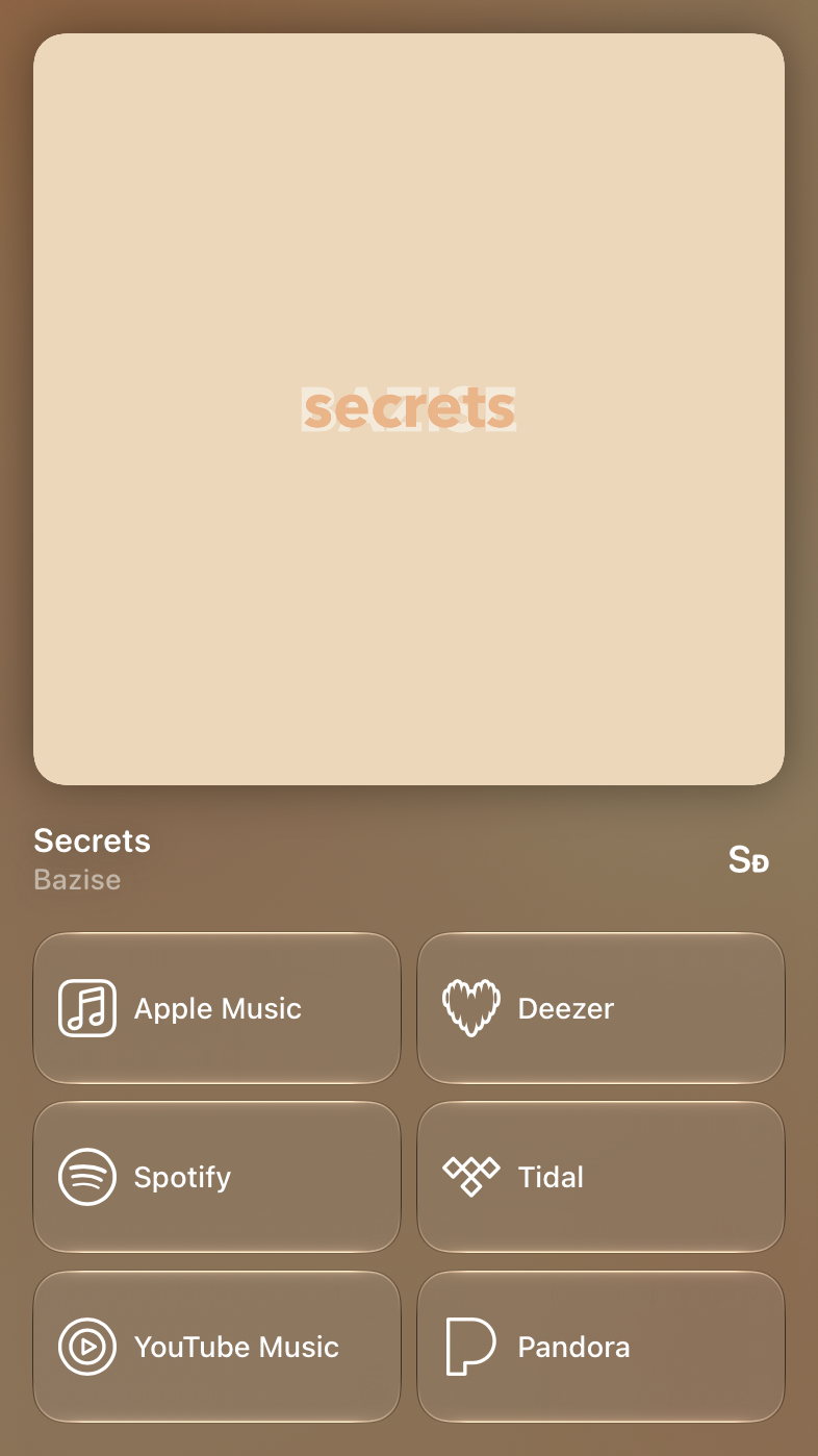 Shared’s Share as Image picture of Secrets, made in Messages on iPad Pro 13-inch, light appearance.