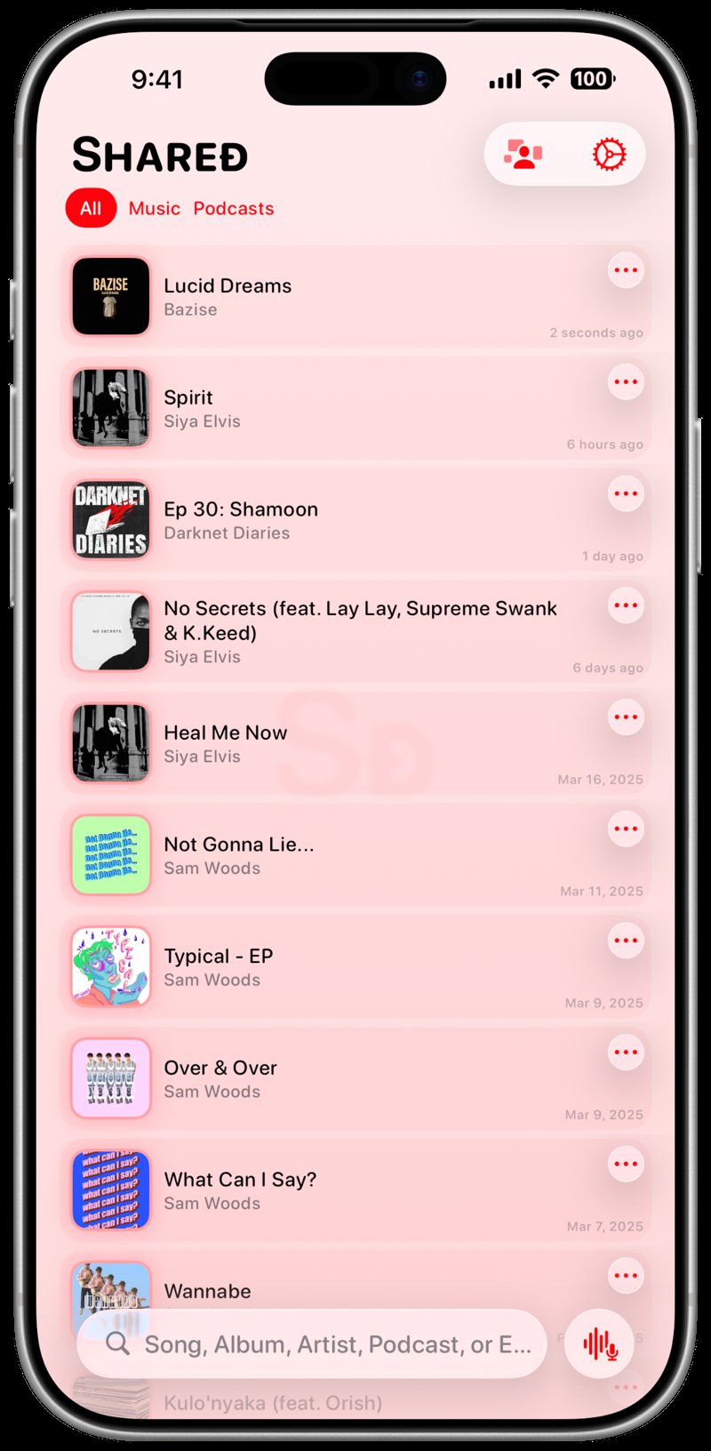 Shared iPhone 17 Pro Max Silver History Red Light press image.