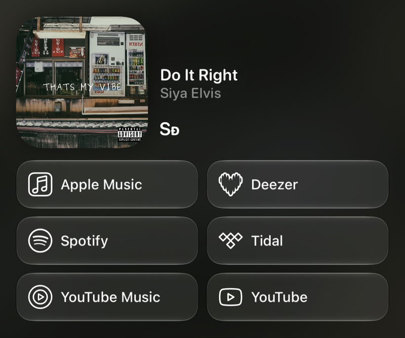 Shared’s Share as Image picture of Do It Right, made in Messages on iPhone 17, dark appearance.