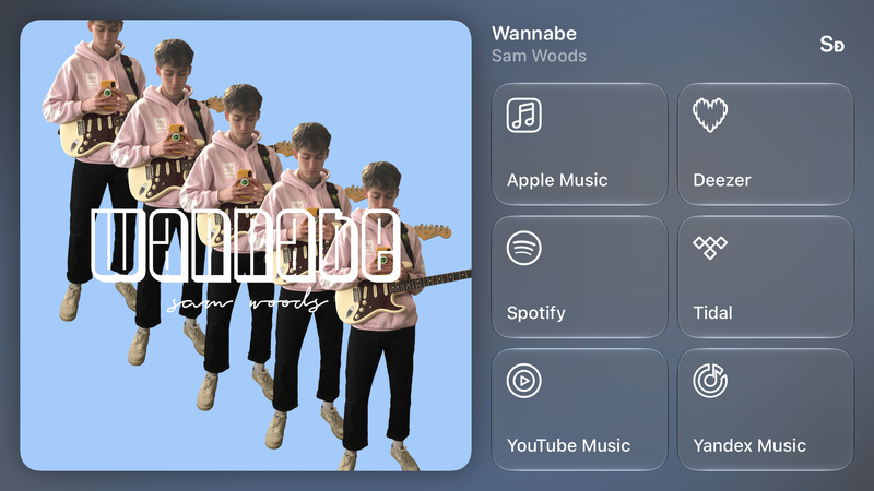Shared’s Share as Image picture of Wannabe, made in the app on iPhone 17, dark appearance.