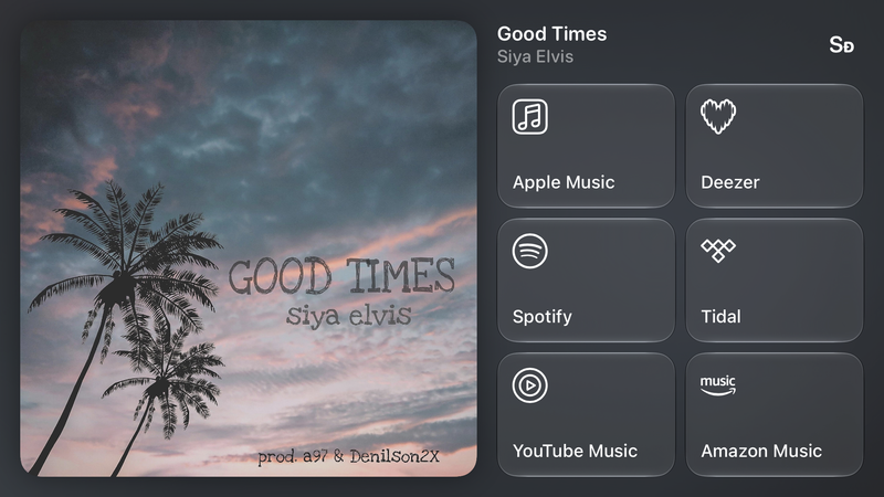 Shared’s Share as Image picture of Good Times, made in the app on iPhone 17, dark appearance.