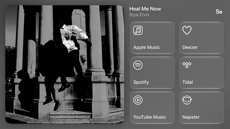 Shared’s Share as Image picture of Heal Me Now, made in the app on iPhone 17, light appearance.