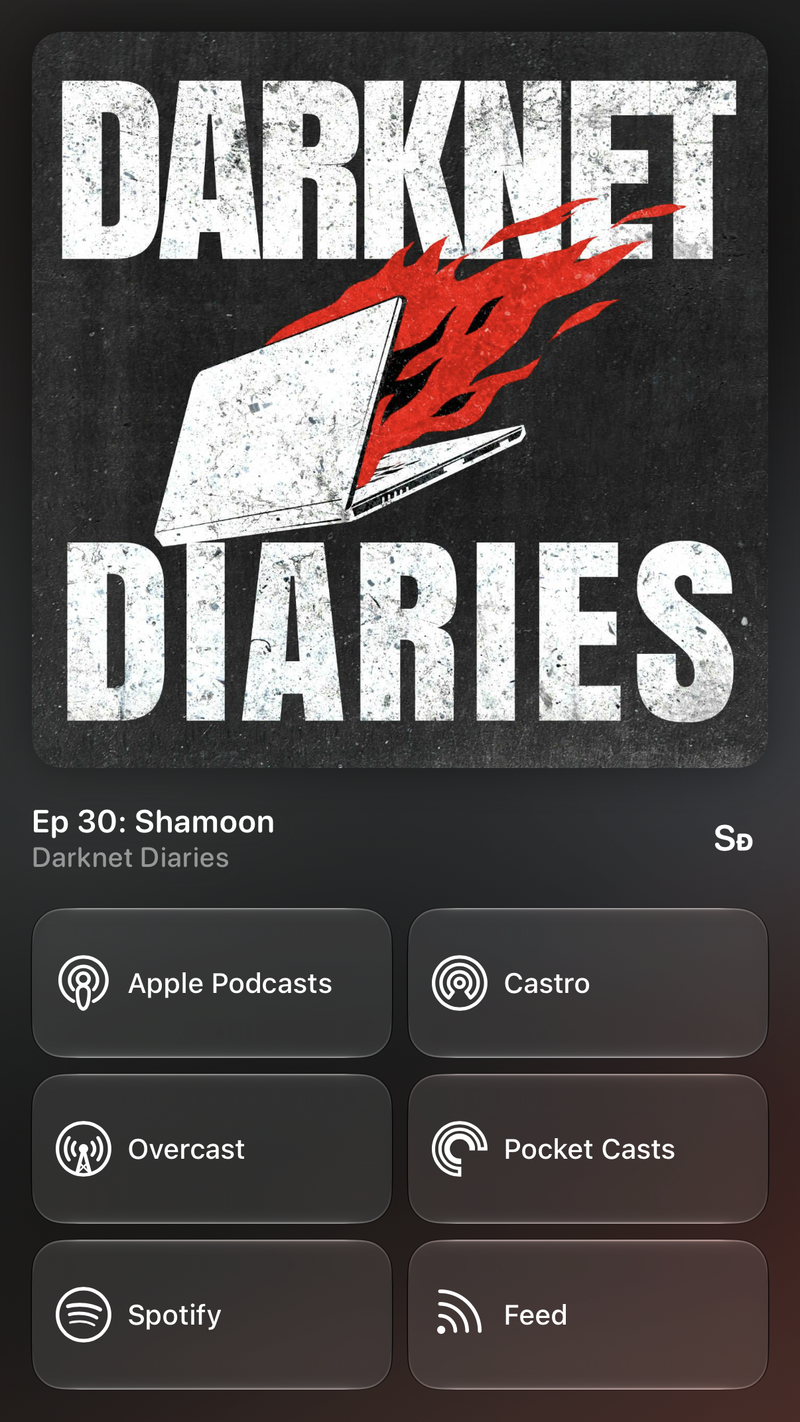 Shared’s Share as Image picture of Ep 30: Shamoon, made in the app on iPhone 17, light appearance.