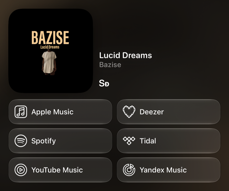 Shared’s Share as Image picture of Lucid Dreams, made in Messages on iPhone 18 Pro Max, light appearance.