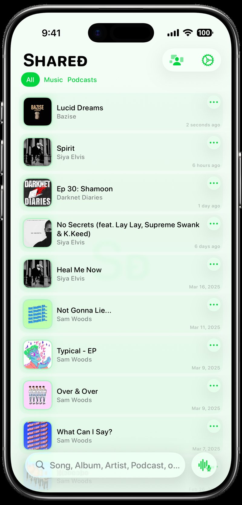 Shared iPhone Air Cloud White History green light press image.