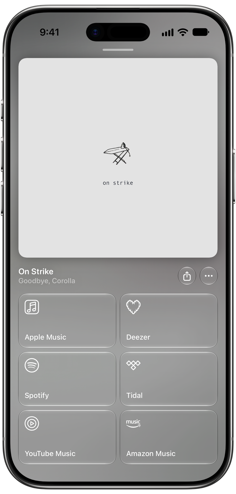 Shared on iPhone Air showing Media View for On Strike, light appearance.