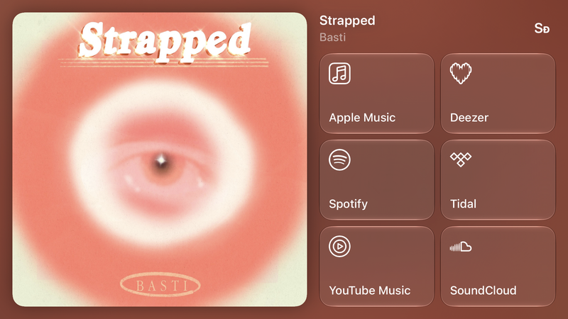 Shared’s Share as Image picture of Strapped, made in the app on iPhone Air, light appearance.