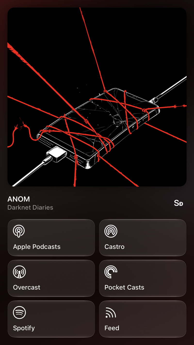 Shared’s Share as Image picture of ANOM, made in the app on iPhone Air, light appearance.