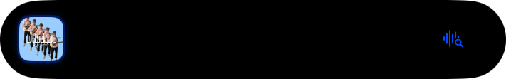 The Shared Live Activity in the compact Dynamic Island showing Finalizing in the Blue tint, dark appearance.