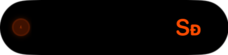 The Shared Live Activity in the compact Dynamic Island showing Finding on services in the Orange tint, light appearance.