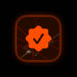 The Shared Live Activity in the minimal Dynamic Island showing Done in the Orange tint, dark appearance.