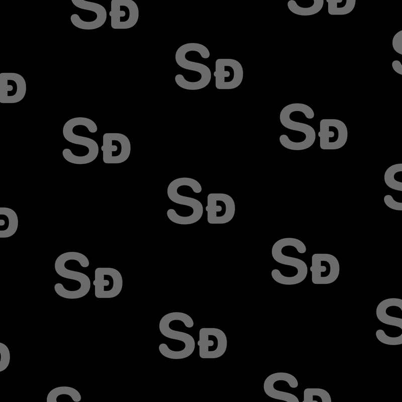 Shared Diagonal Gradient · Grey · Dark repeating-symbol wallpaper.