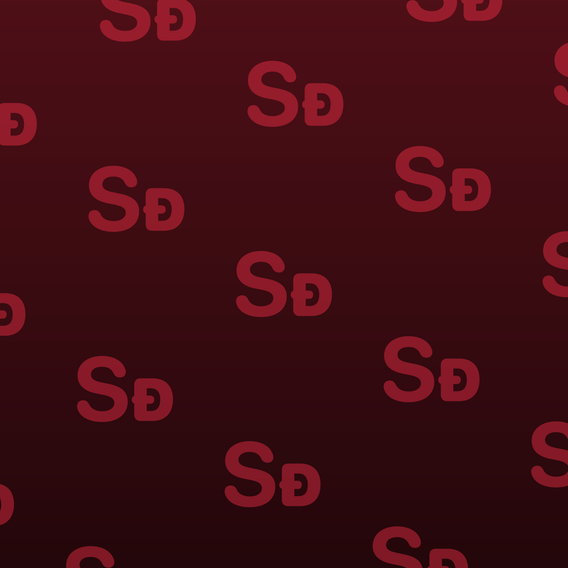 Shared Diagonal Gradient · Pink · Dark repeating-symbol wallpaper.