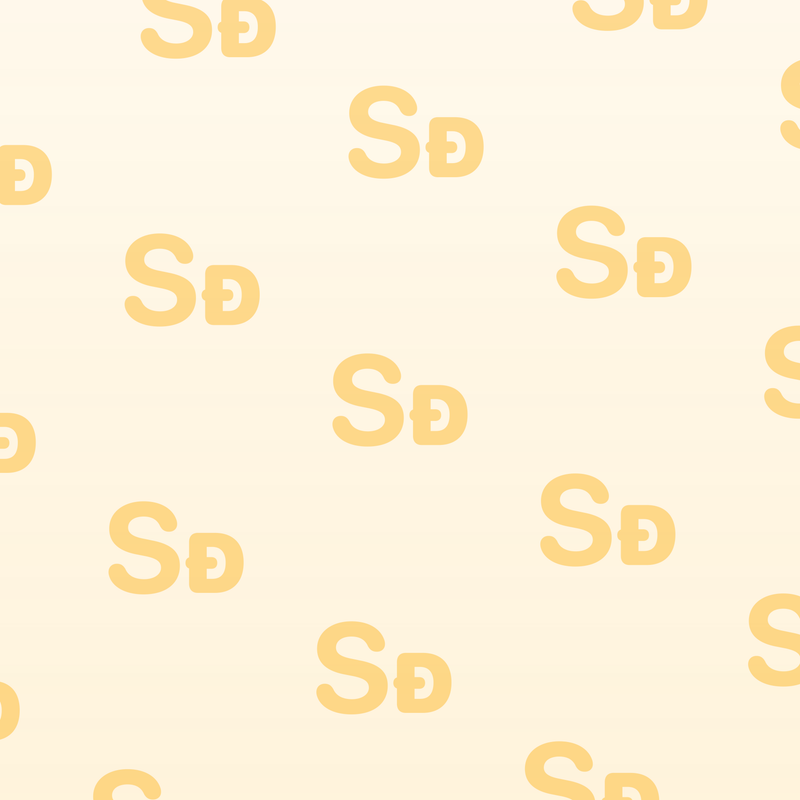 Shared Diagonal Gradient · Yellow · Light repeating-symbol wallpaper.