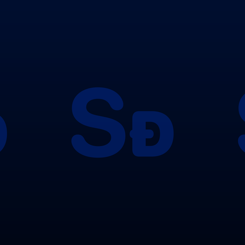 Shared Oversized Gradient · Blue · Dark repeating-symbol wallpaper.