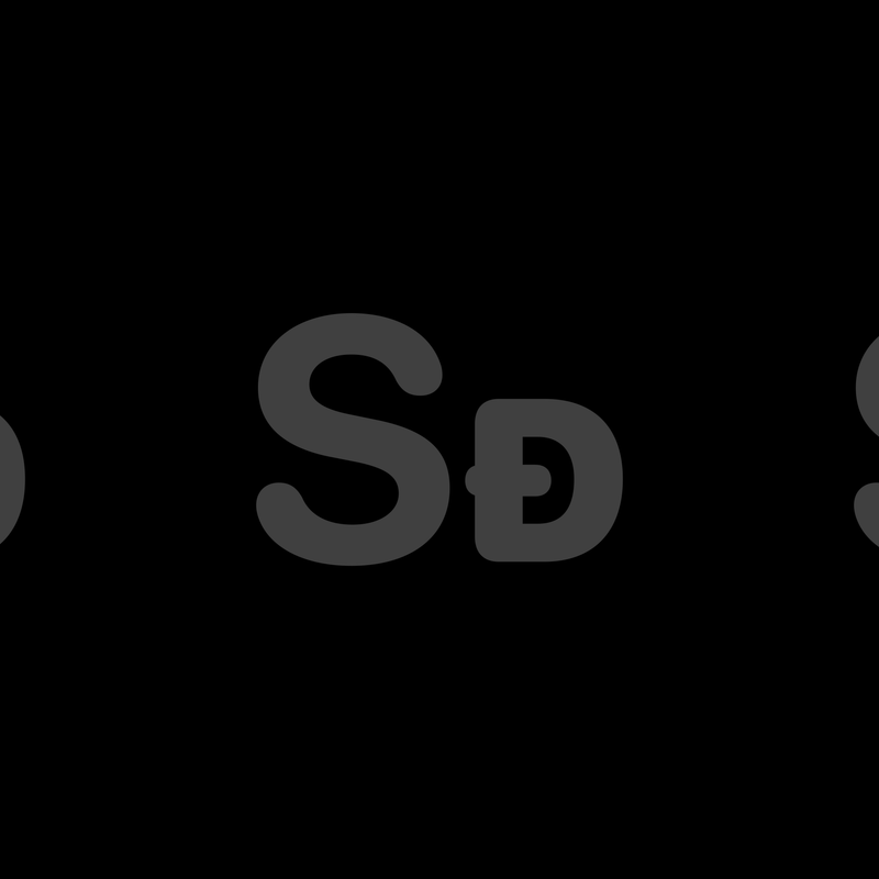 Shared Oversized Gradient · Grey · Dark repeating-symbol wallpaper.