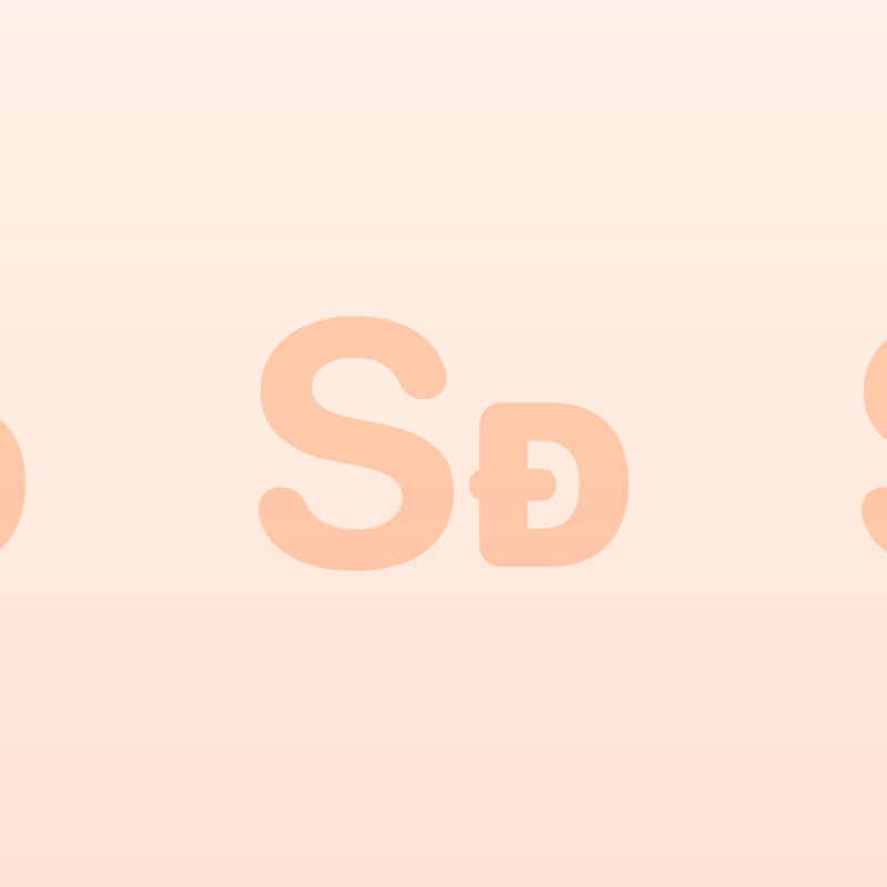 Shared Oversized Gradient · Orange · Light repeating-symbol wallpaper.