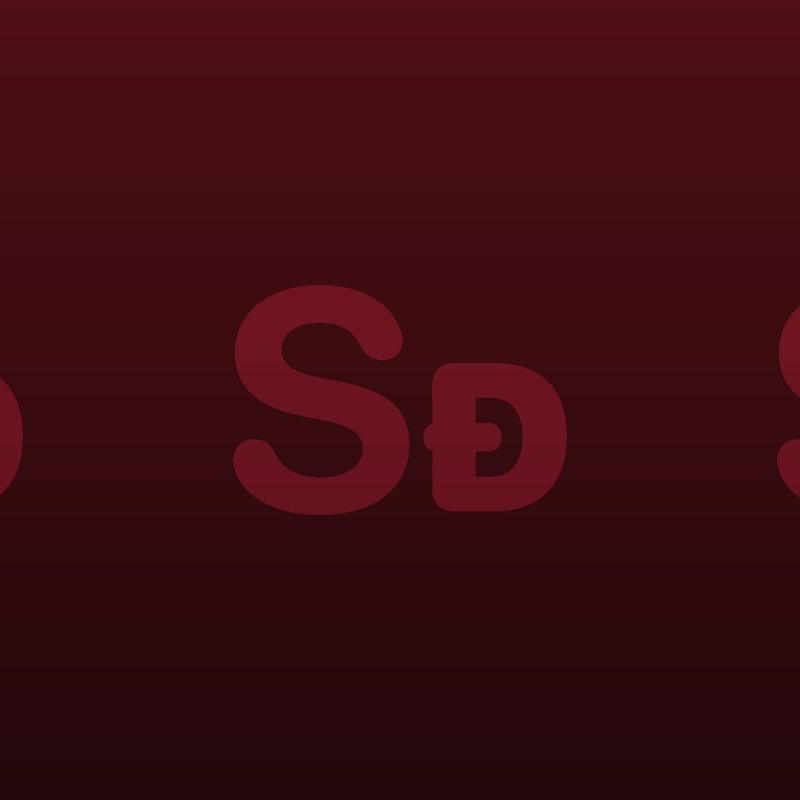 Shared Oversized Gradient · Pink · Dark repeating-symbol wallpaper.