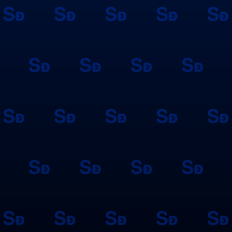 Shared Quiet Gradient · Blue · Dark repeating-symbol wallpaper.