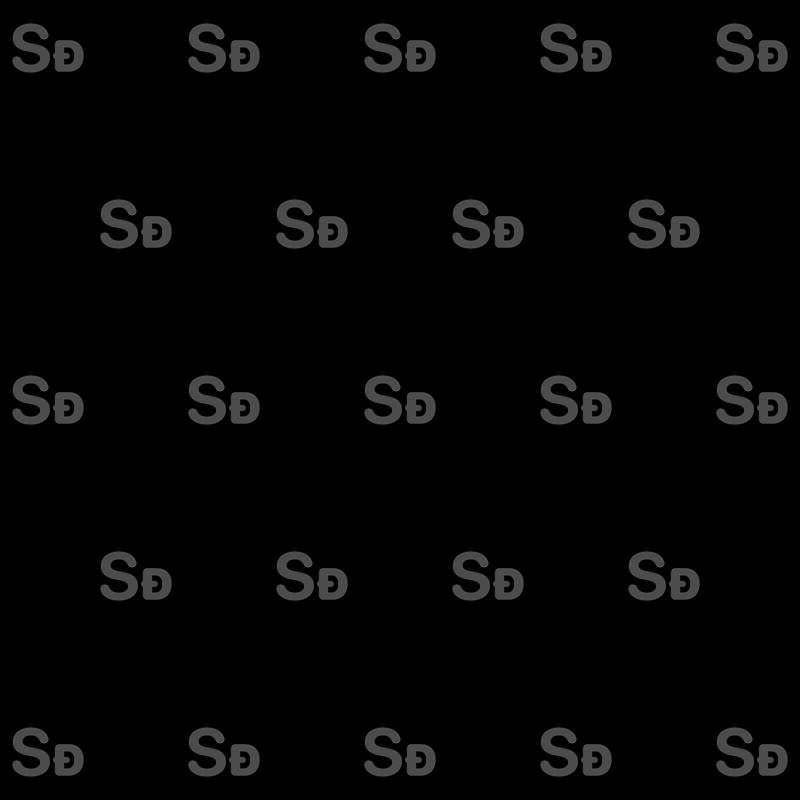 Shared Quiet Gradient · Grey · Dark repeating-symbol wallpaper.