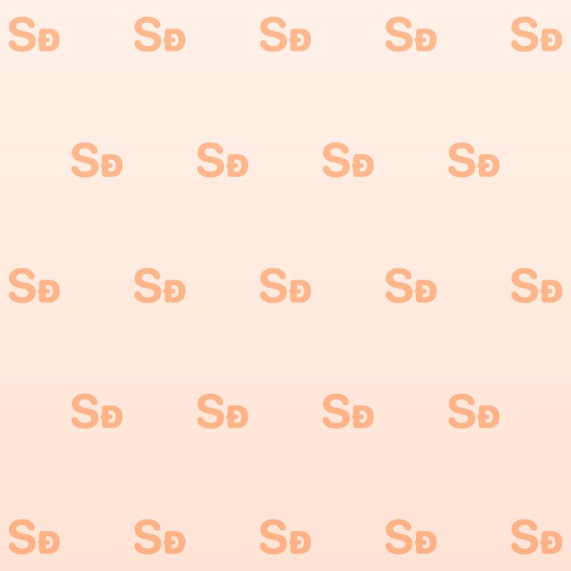 Shared Quiet Gradient · Orange · Light repeating-symbol wallpaper.
