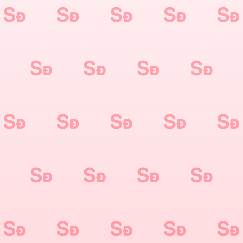 Shared Quiet Gradient · Pink · Light repeating-symbol wallpaper.