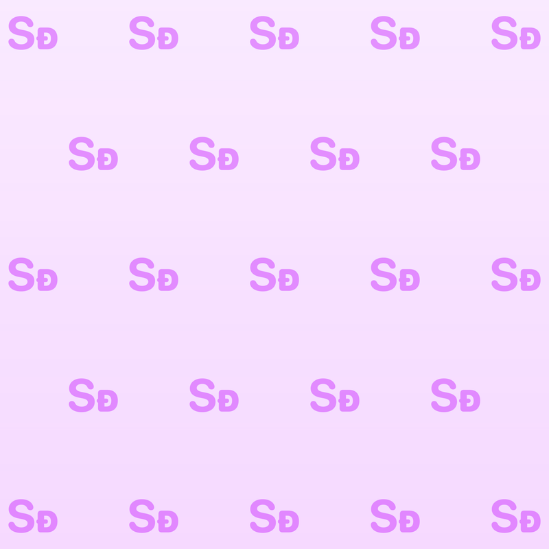 Shared Quiet Gradient · Purple · Light repeating-symbol wallpaper.