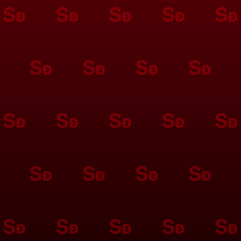Shared Quiet Gradient · Red · Dark repeating-symbol wallpaper.