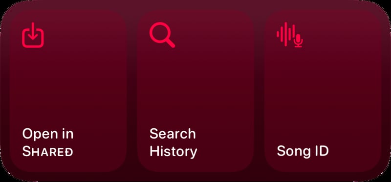 Shared quick actions med pink dark press image.