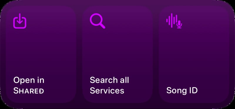 Shared quick actions med purple dark press image.