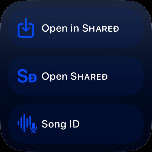 Shared quick actions small blue dark press image.